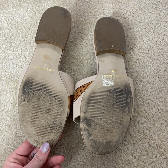 Alepel Leopard Beige Slides size 8 - Picture 5 of 6